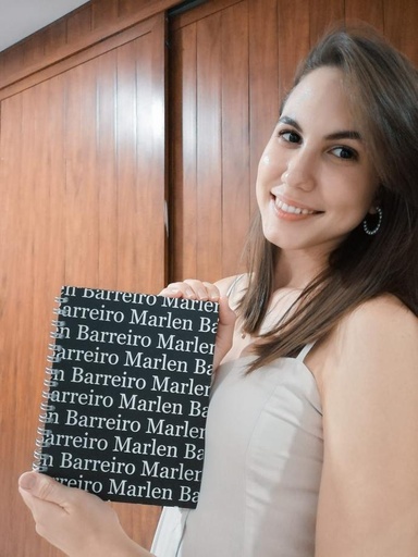 Libreta personalizada 100 hojas blancas en pasta dura